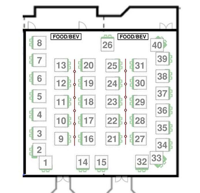 Vendor area map